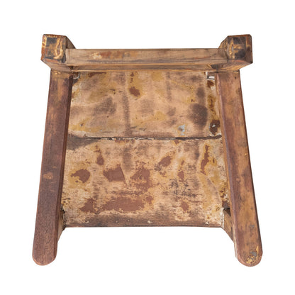 Distressed Reclaimed Wood Mini Decorative Chair - - Furniture