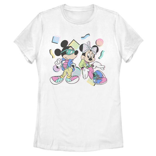 Women's Disney 80s MINNIE MICKEY T-Shirt - - T-Shirt