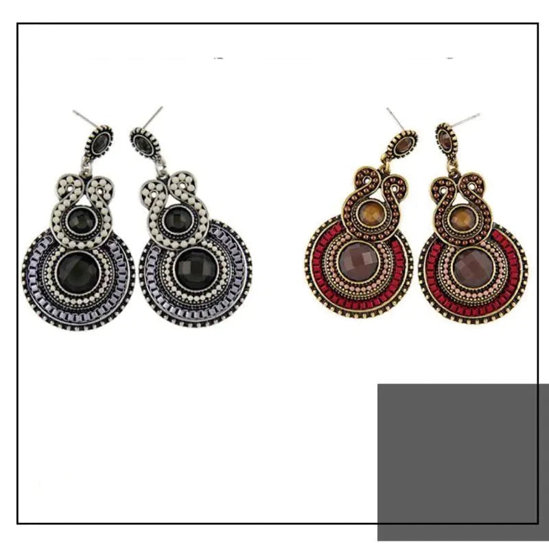 Cameron Earrings- Red