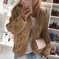 Fall Winter New Women's Chunky Knit Cardigan