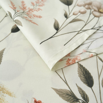 DaDalogy Enchanted Meadow Bed in a bag Set - Victoria Garden Delicate Floral Symphony in Beige, Rose, and Soft Green, Luxuriously Soft Quilted Set- DaDalogy Bedding Collection- {{Product type}}