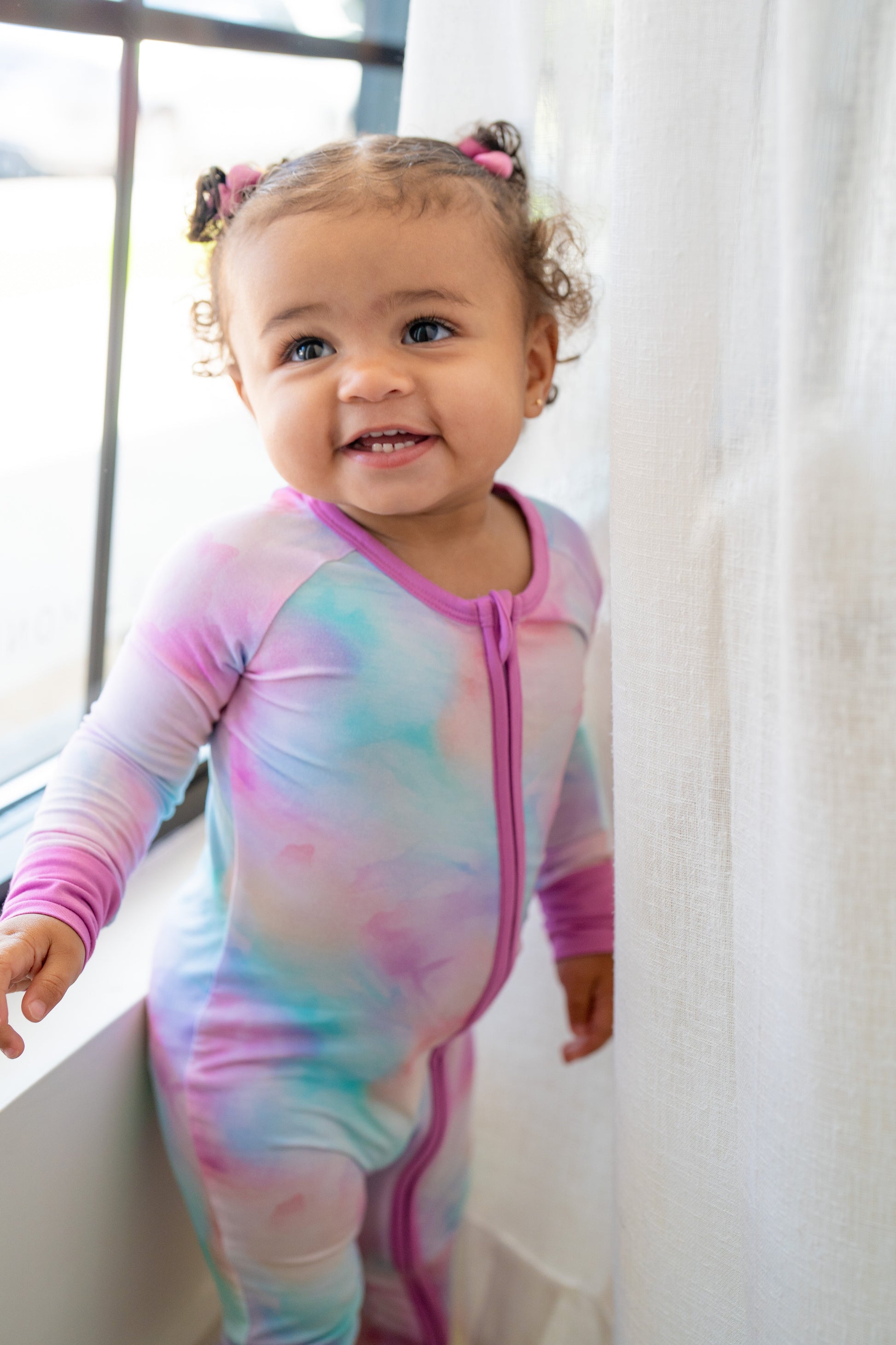 Cotton Candy Tie Dye | Convertible Bamboo Zippy - -
