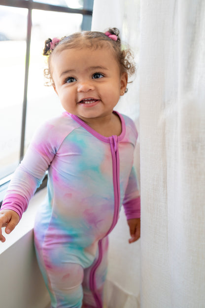 Cotton Candy Tie Dye | Convertible Bamboo Zippy - -