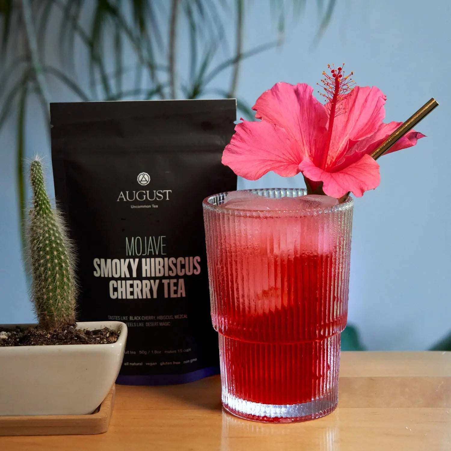 Mojave - Smoky Hibiscus Cherry Tea (Very Low Caffeine) - - Beverages > Teas > Herbal Teas