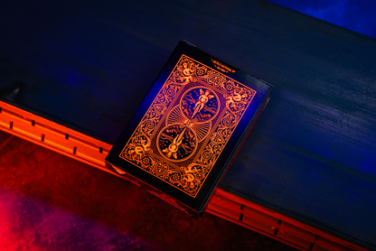 Bicycle Neon Rider Back Solar-Orange Deck Playing Cards- Card-Addiction.com- {{Product type}}
