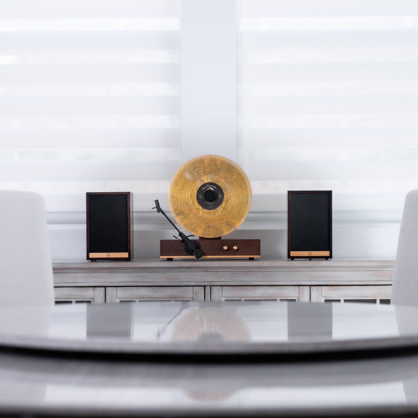 Fuse Audio GLD Vertical Vinyl Record Player- Fuse Audio- {{Product type}}