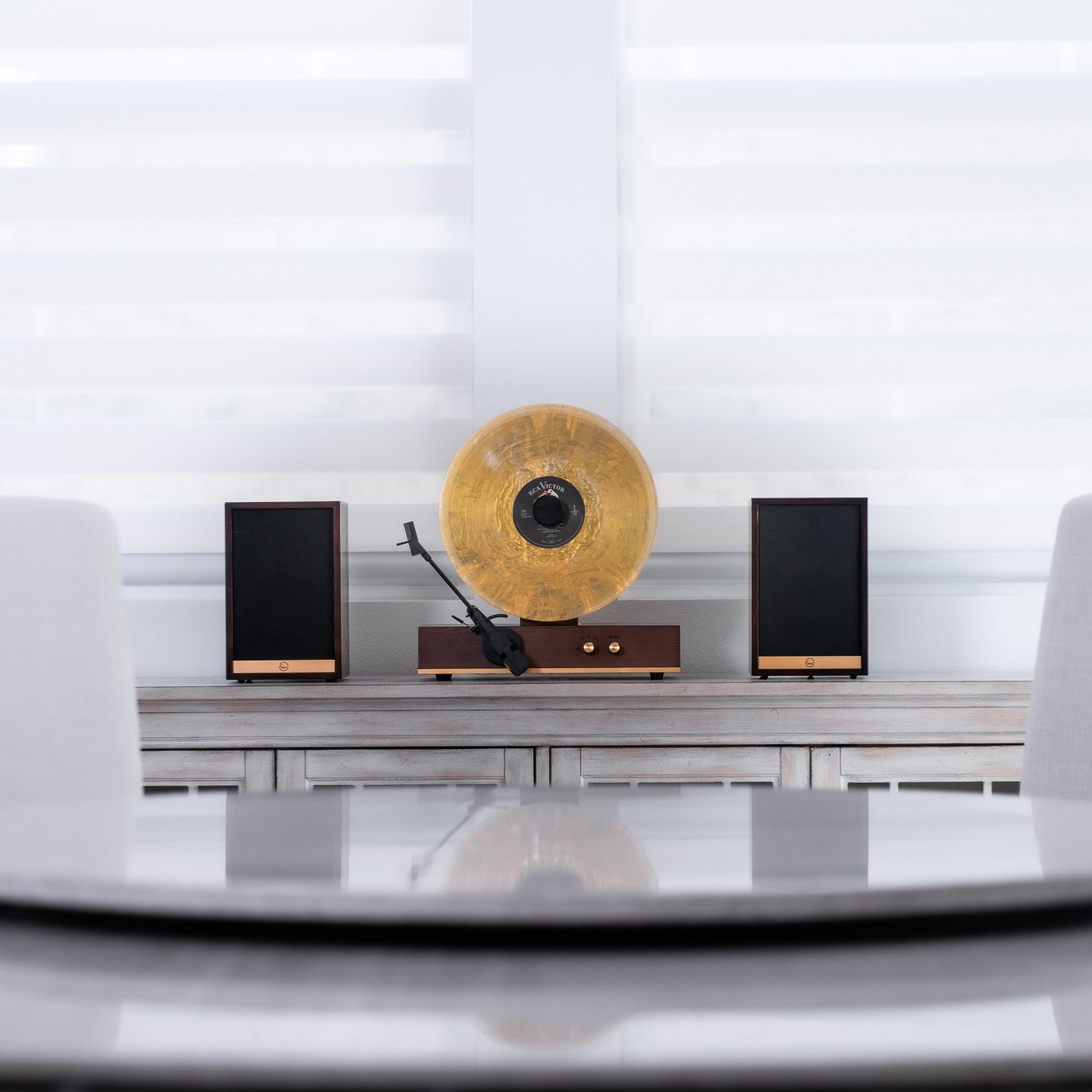 Fuse Audio GLD Vertical Vinyl Record Player- Fuse Audio- {{Product type}}