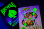 Bicycle Neon Rider Back Green-Glo Deck Playing Cards- Card-Addiction.com- {{Product type}}