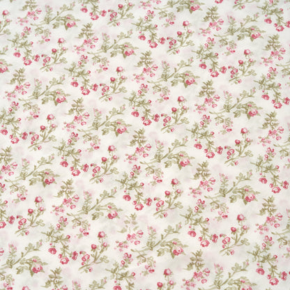 DaDa Bedding Collection Romantic Coquette Sheet Set - 100% Cotton [ Poplin Cotton ] Floral Fitted & Flat Sheets with Pillowcases - Deep Pocket Design - Soft, Breathable, Wrinkle-Resistant- DaDalogy Bedding Collection- {{Product type}}