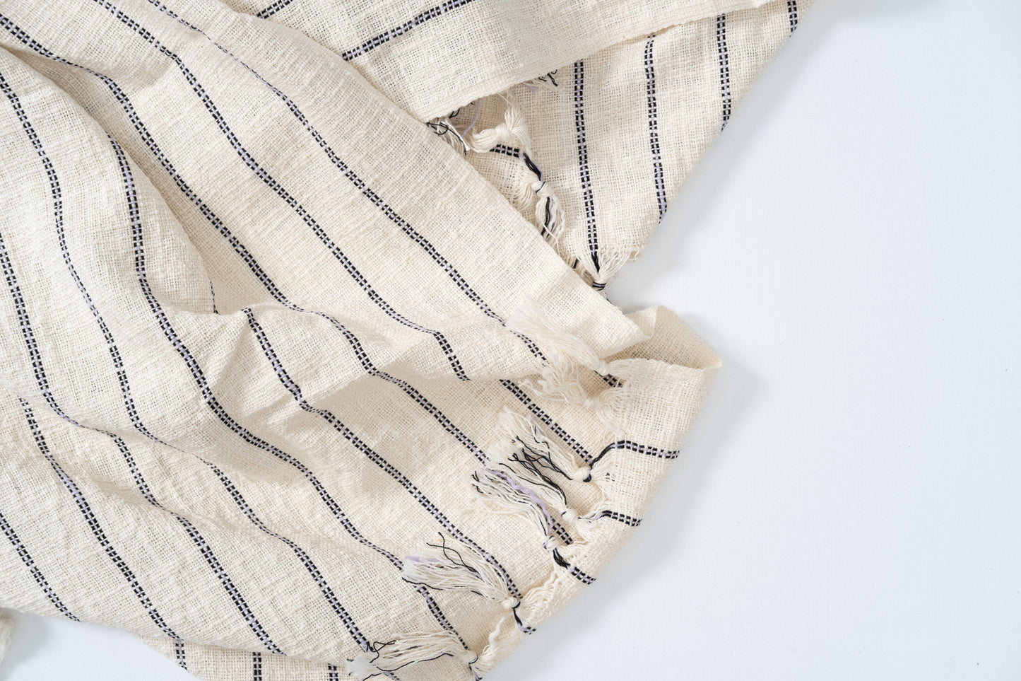 Firuze Cotton Linen Towel - - Towels