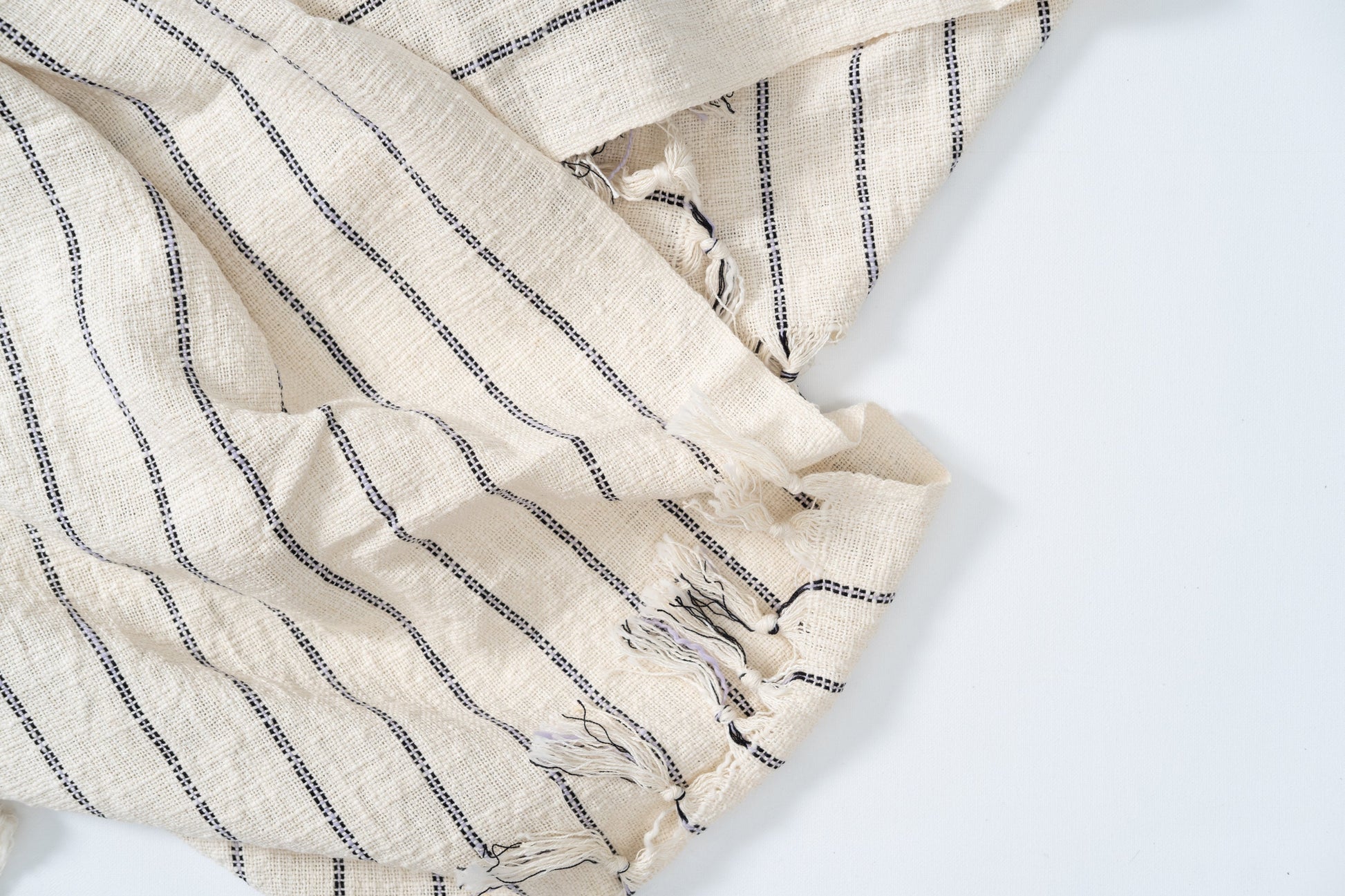 Firuze Cotton Linen Towel - - Towels