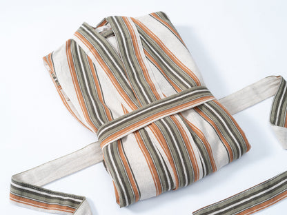 Attuda Linen Robe - - Robes