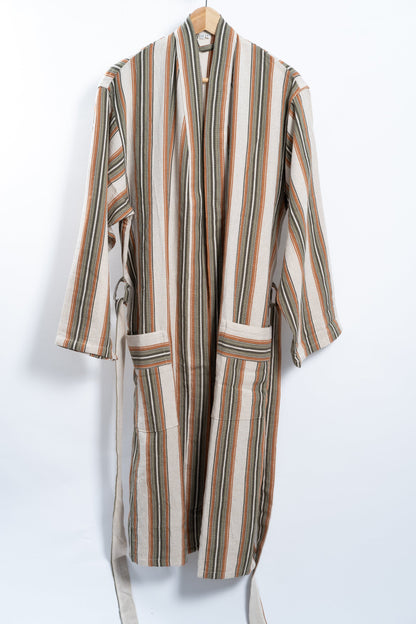 Attuda Linen Robe - - Robes
