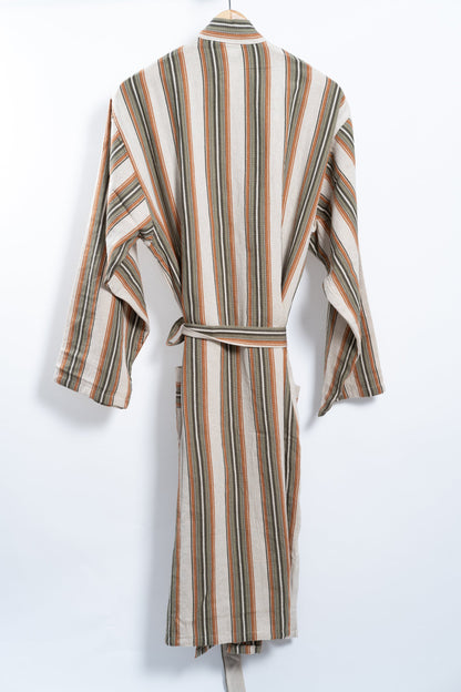 Attuda Linen Robe - - Robes