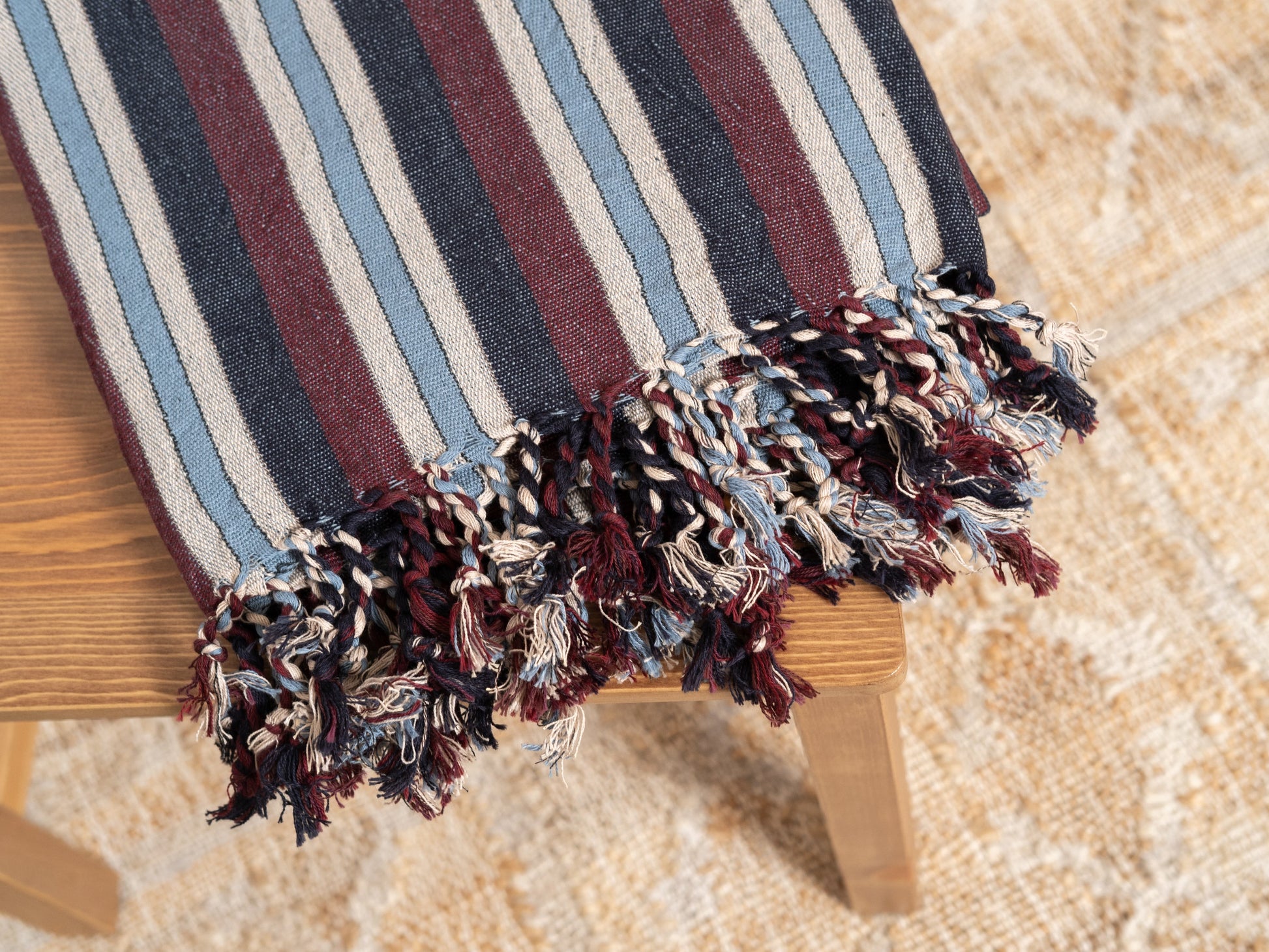 Kariye Cotton Linen Towel - - Towels