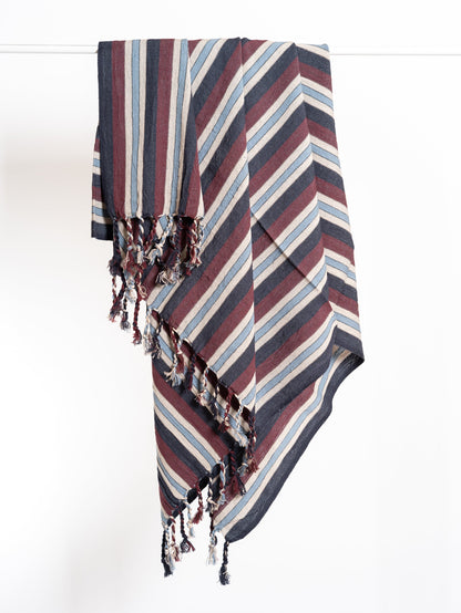 Kariye Cotton Linen Towel - - Towels