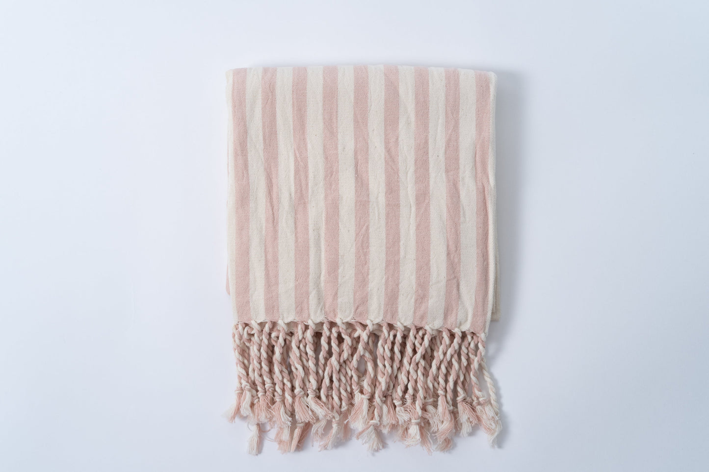 Girit Salmon Cotton Linen Towel - - Towels