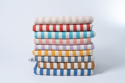 Girit Cotton Linen Towel Set - - Towels