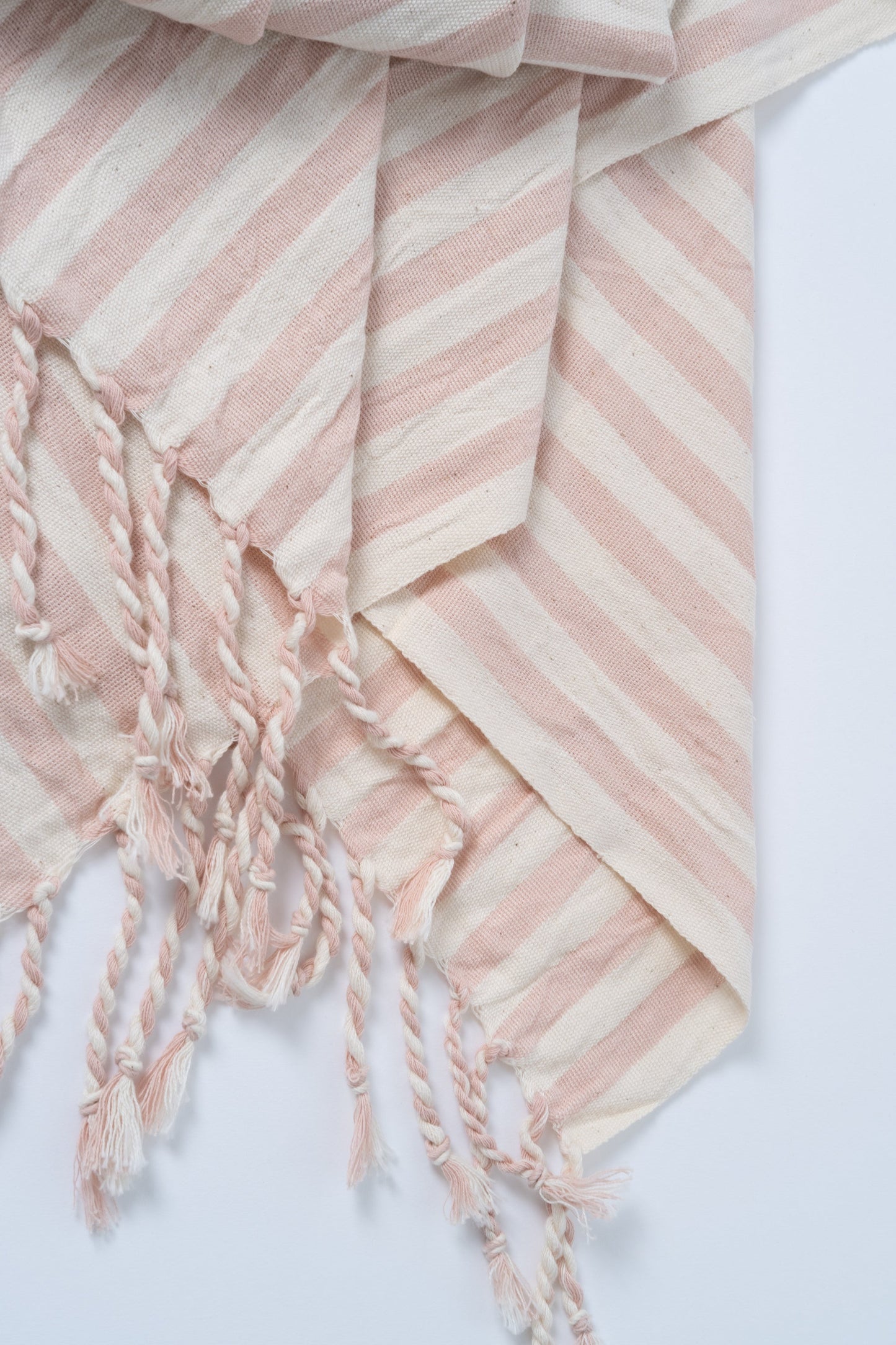 Girit Salmon Cotton Linen Towel - - Towels