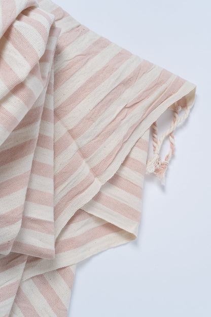 Girit Salmon Cotton Linen Towel - - Towels
