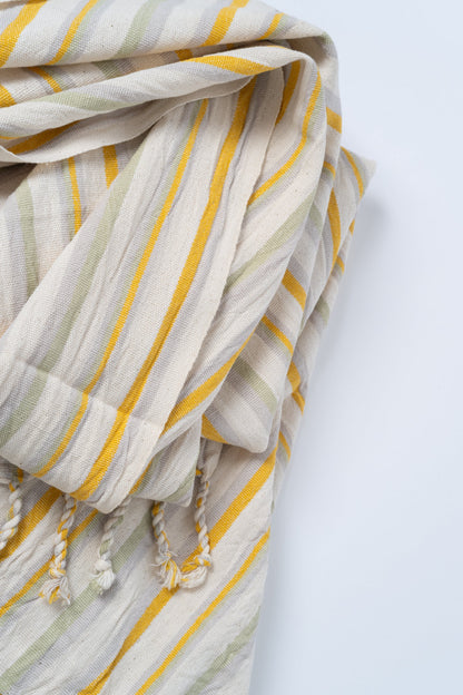 Ereniko Cotton Linen Towel - - Towels