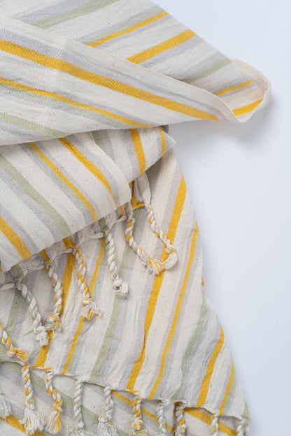Ereniko Cotton Linen Towel - - Towels