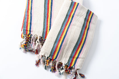 Kayisi Cotton Linen Towel - - Towels