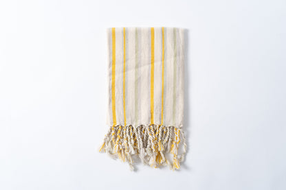 Ereniko Cotton Linen Towel - HanHand Hair Towel 23'' x 30'' (55 cm x 76 cm) - Towels
