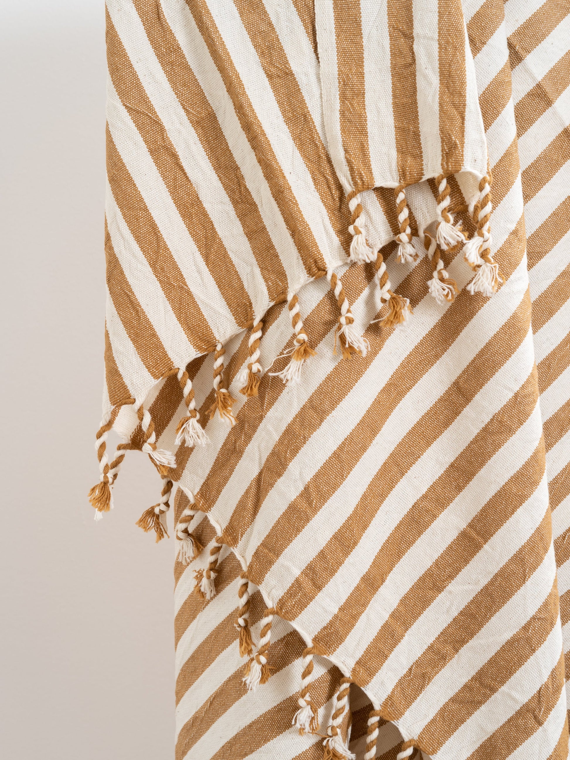 Girit Biscotto Cotton Linen Towel - - Towels