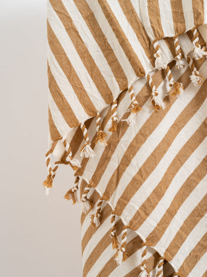 Girit Biscotto Cotton Linen Towel - - Towels