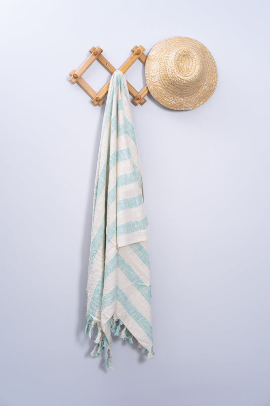 Iztuzu Cotton Linen Towel - - Towels
