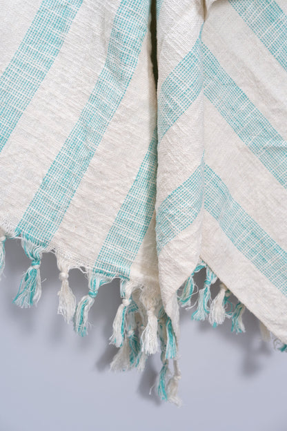 Iztuzu Cotton Linen Towel - - Towels