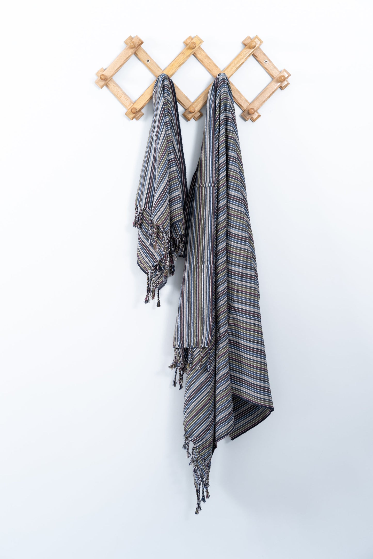 Kekova Cotton Linen Towel - Bath & Hand Towel Set 37'' x 73'' (90 cm x 180 cm) - Towels