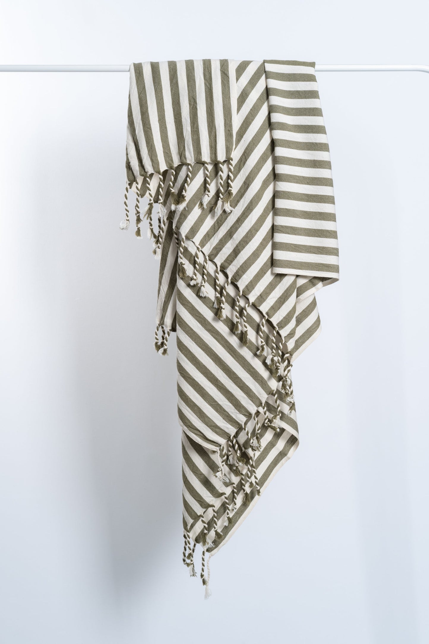 Girit Haki Cotton Linen Towel - - Towels