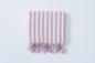 Girit Lilac Cotton Linen Towel - Bath Beach Towel 35"x70") (37'' x 73'' (90 cm x 180 cm) - Towels