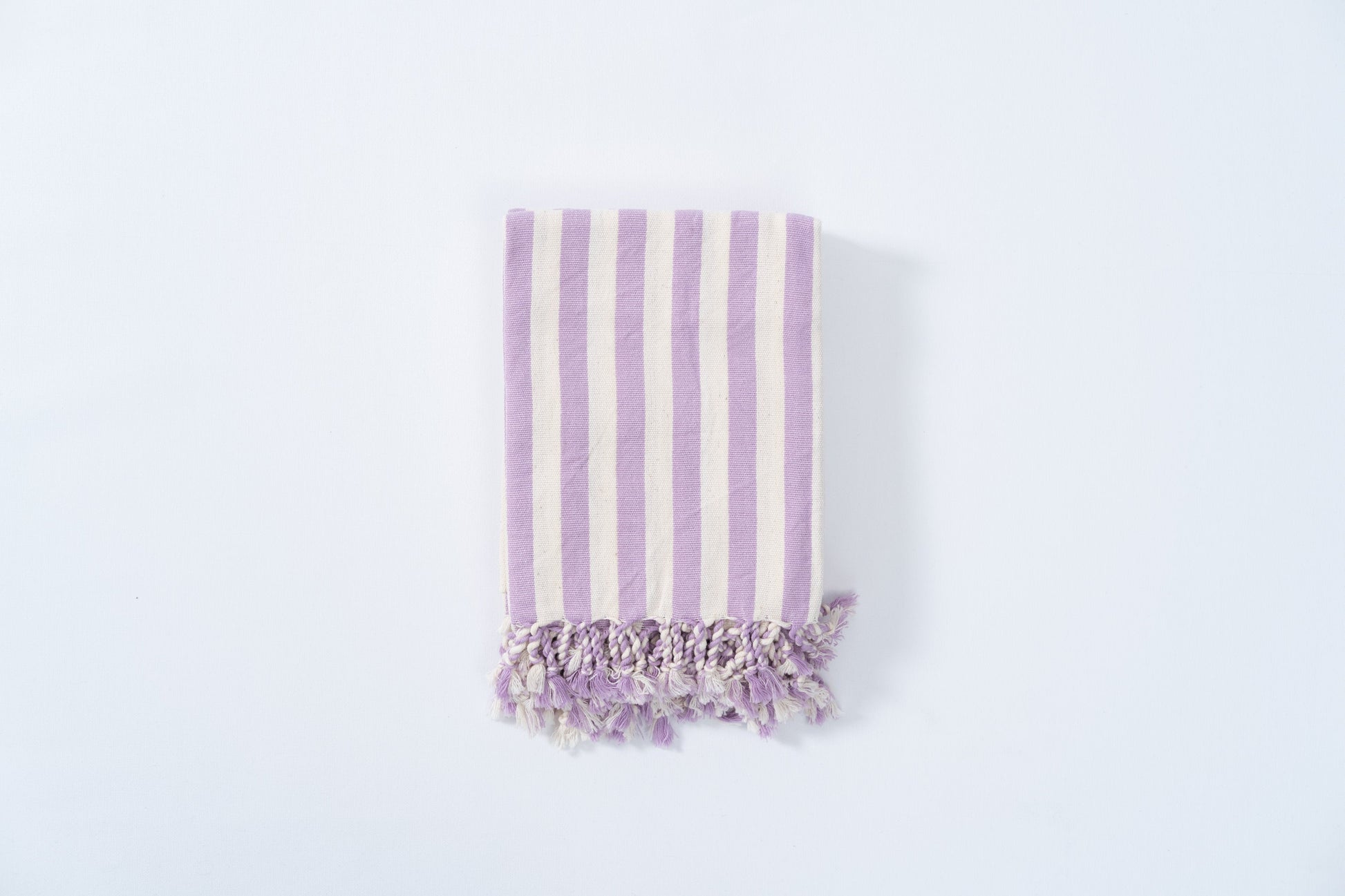 Girit Lilac Cotton Linen Towel - - Towels
