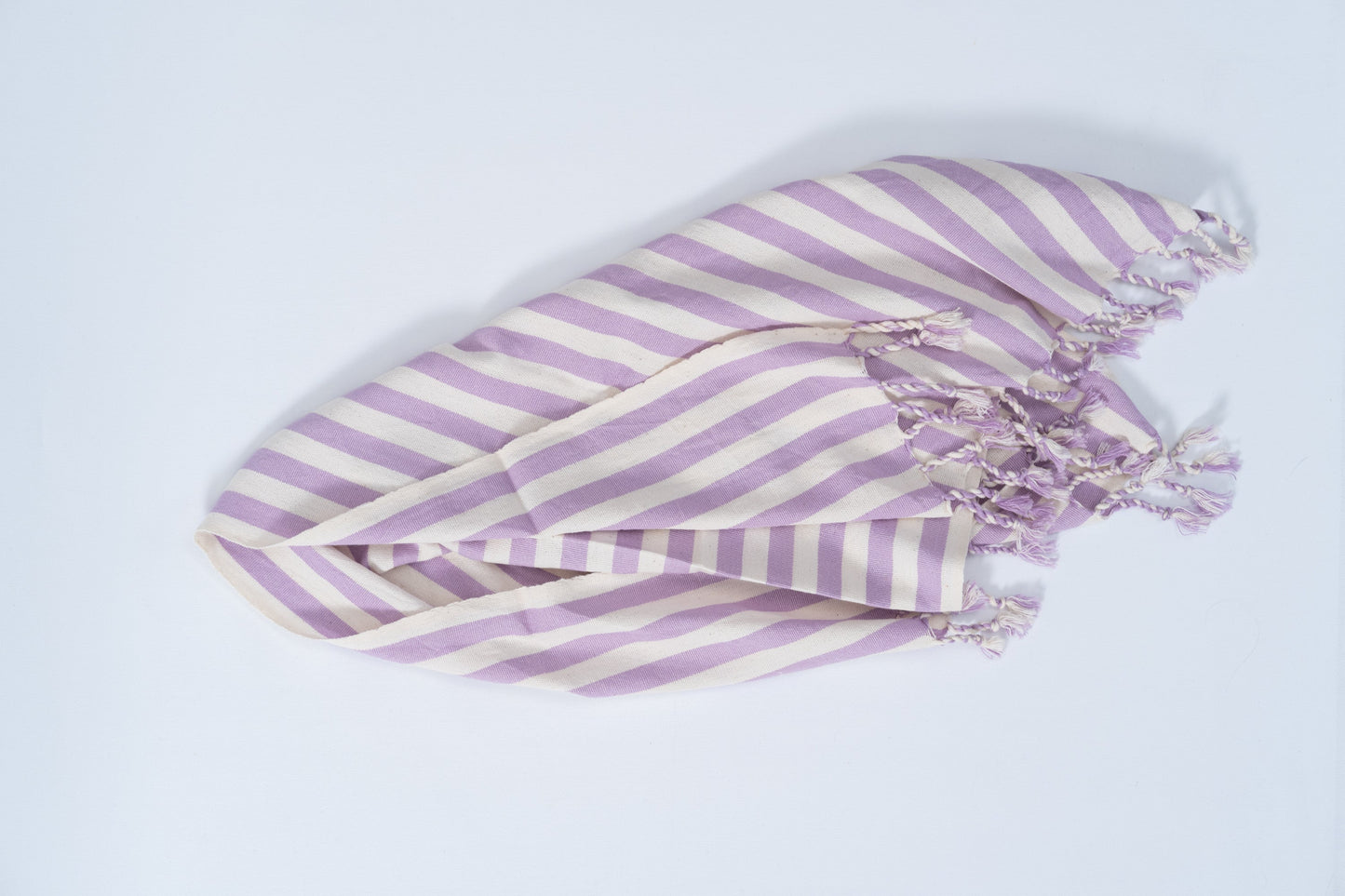 Girit Lilac Cotton Linen Towel - - Towels
