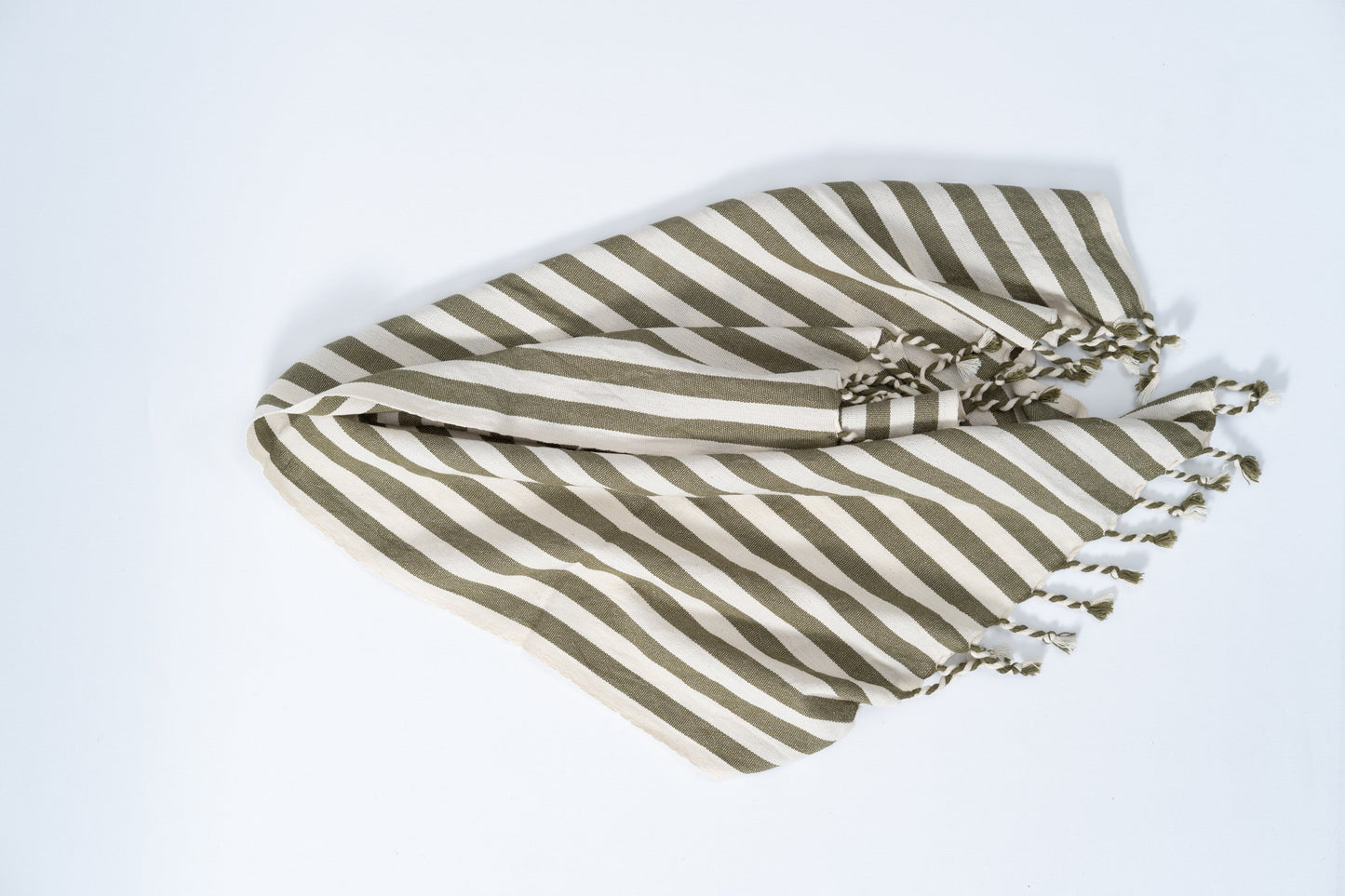 Girit Haki Cotton Linen Towel - - Towels