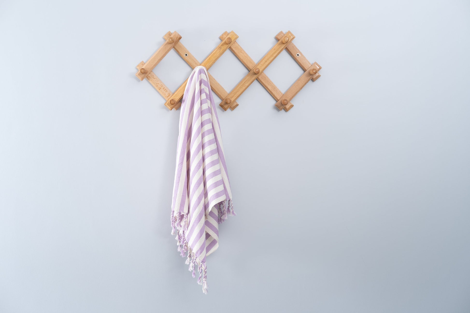 Girit Lilac Cotton Linen Towel - - Towels
