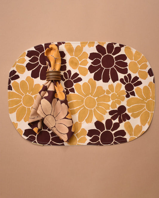 Flora Placemats set of 2 - - Placemat