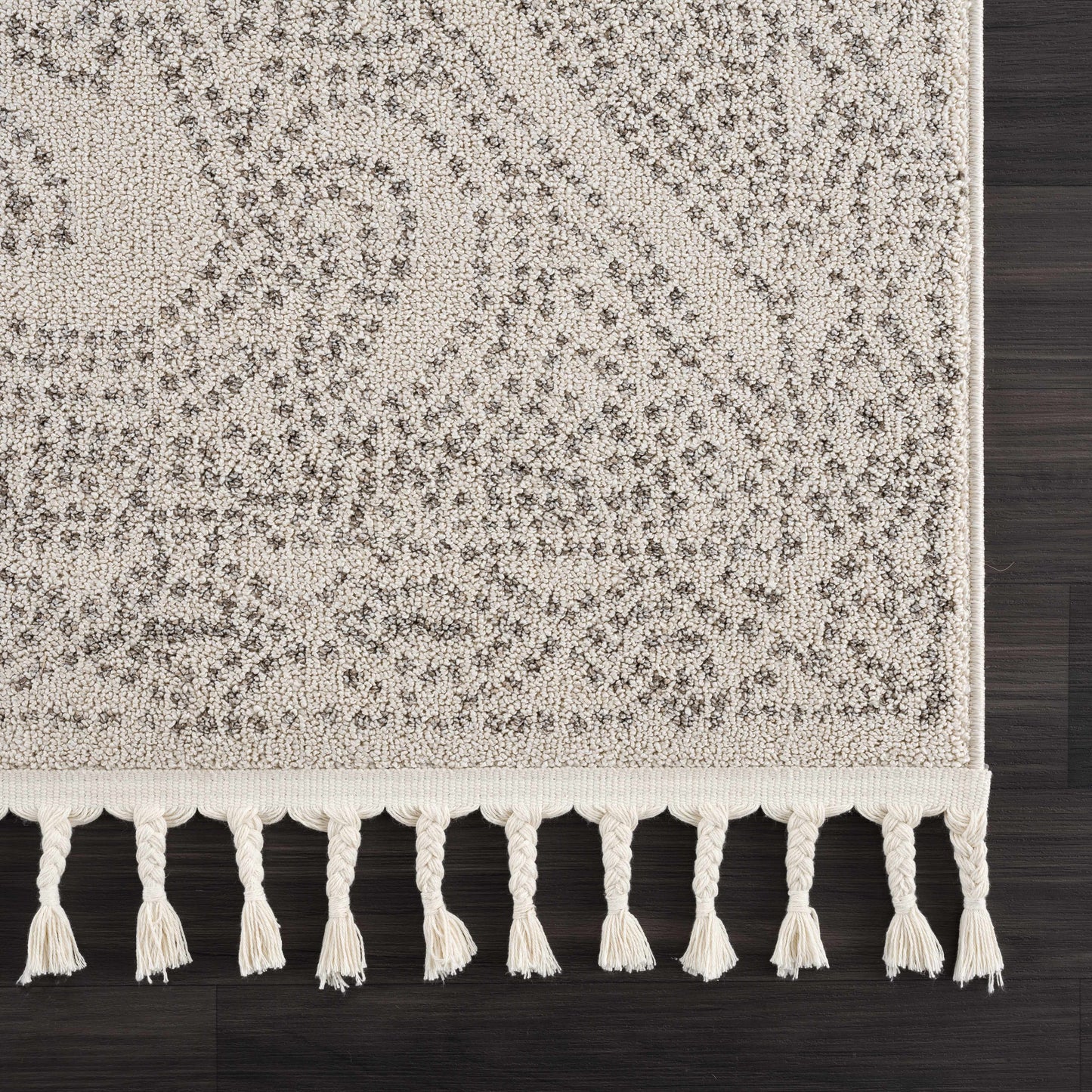 Birdwood Cream & Brown Area Rug - - Rugs