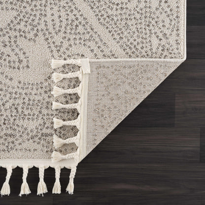 Birdwood Cream & Brown Area Rug - - Rugs