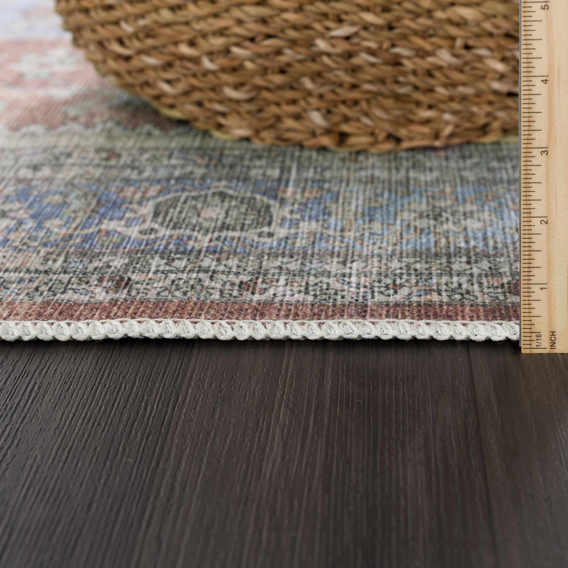 Brown Bagamanoc Medallion Washable Area Rug - - Rugs