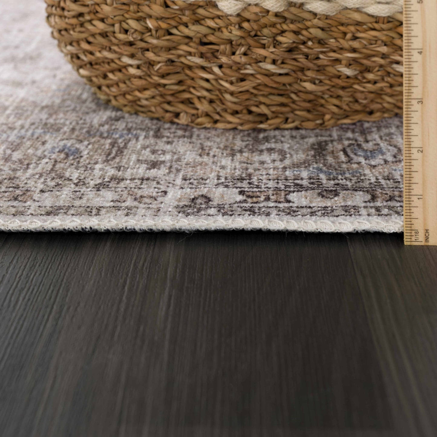 Cream Holi-2301 Washable Area Rug - - Rugs
