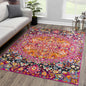 Burnt Orange Ojus Area Rug - - Rugs