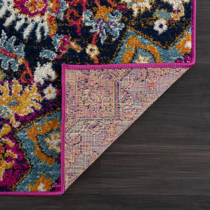 Burnt Orange Ojus Area Rug - - Rugs