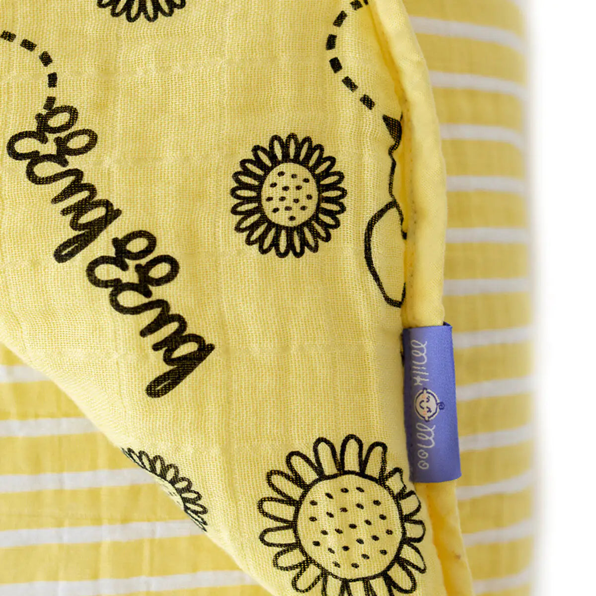 Milk&Moo Buzzy Bee Baby Muslin Fiber Filled Blanket - Kia Day Design