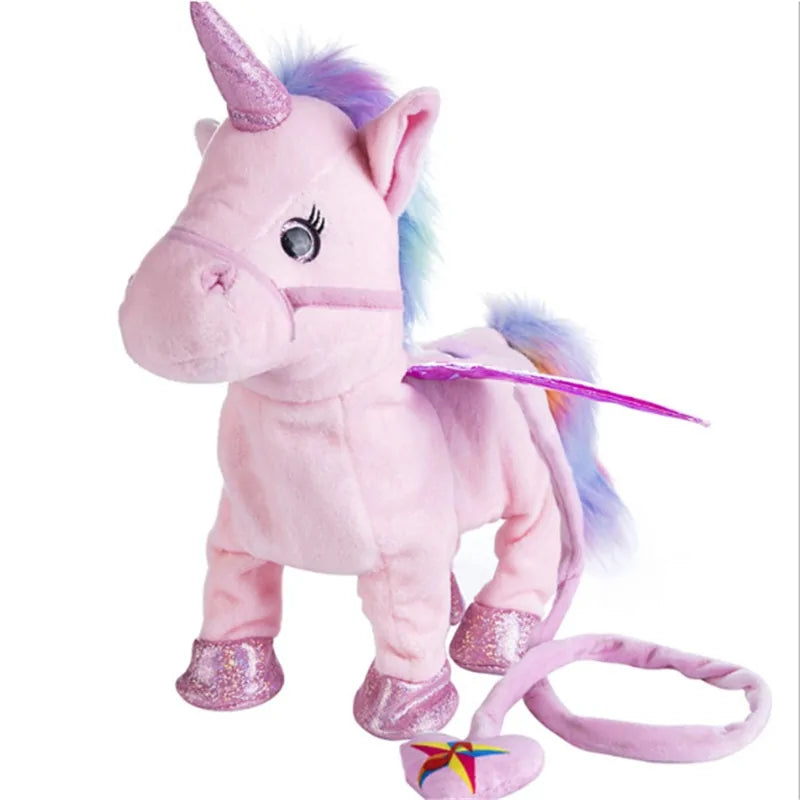 Electric Walking Unicorn Plush Toy