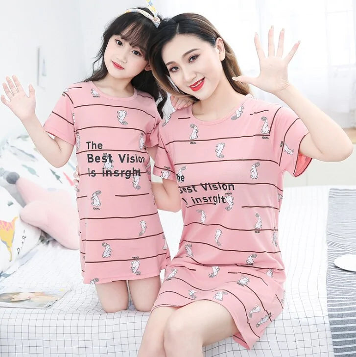 Summer Girls Nightgown Pajamas - Kia Day Design