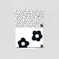 Daisy Dot (Black) Wallpaper - Sample - Wallpaper